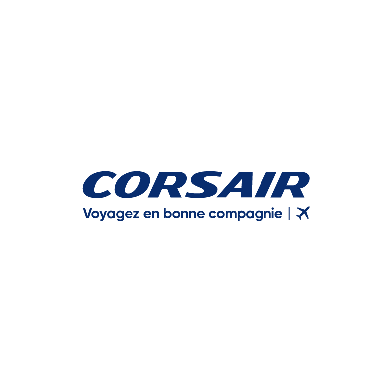 CORSAIR LOGO SIGNATURE BLEU